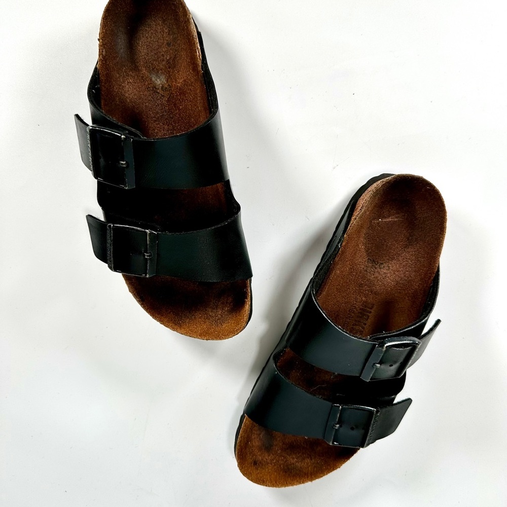 Birkenstock Arizona Birko-Flor Sandals Size 37 US 6.5 Made in Germany - Picture 12 of 14